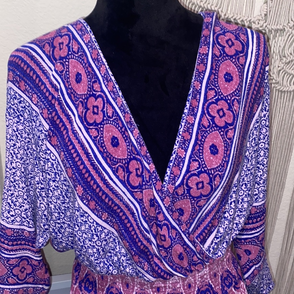 Free People Bohemian She’s a Lady Midi Dress - Picture 6 of 15